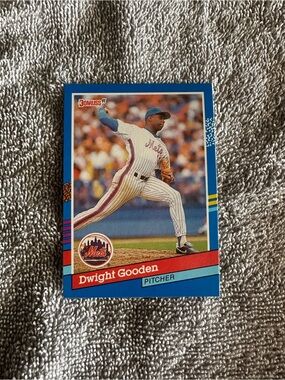 Russ Dwight Gooden 1991 Baseball Card - Blue
